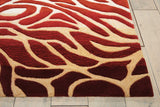CON25 Red-Modern-Area Rugs Weaver