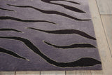 CON30 Black-Animal Print-Area Rugs Weaver