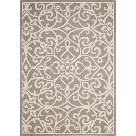 LIN19 Silver-Transitional-Area Rugs Weaver