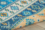 MAD08 Blue-Tribal-Area Rugs Weaver