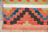 NAV04 Orange-Tribal-Area Rugs Weaver