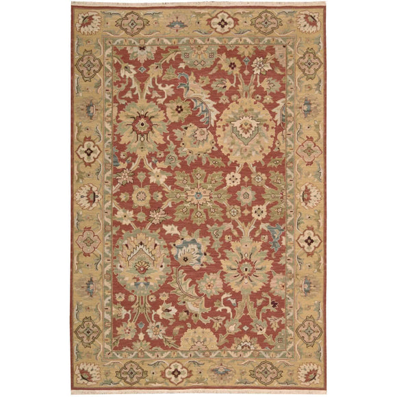 S174 Red-Traditional-Area Rugs Weaver