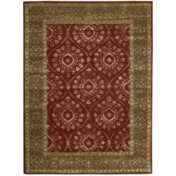 SYM06 Red-Traditional-Area Rugs Weaver