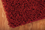 ZEN01 Red-Shag-Area Rugs Weaver