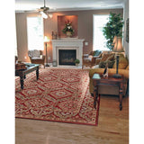 GIL24 Red-Traditional-Area Rugs Weaver