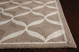 DER06 Taupe-Casual-Area Rugs Weaver
