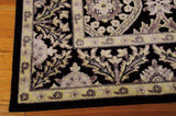 GIL24 Black-Traditional-Area Rugs Weaver