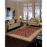HE04 Red-Traditional-Area Rugs Weaver