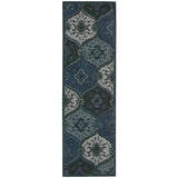 IH88 Blue-Traditional-Area Rugs Weaver