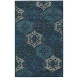 IH88 Blue-Traditional-Area Rugs Weaver