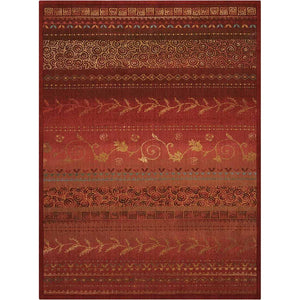 LK02 Red-Casual-Area Rugs Weaver