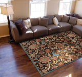 GIL06 Brown-Transitional-Area Rugs Weaver