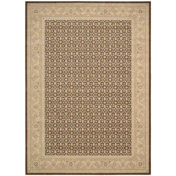 PE26 Brown-Traditional-Area Rugs Weaver