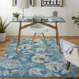 TRA02 Turquoise-Casual-Area Rugs Weaver