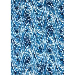 OM001 Blue-Modern-Area Rugs Weaver