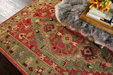 TA01 Red-Traditional-Area Rugs Weaver