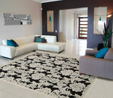 GIL03 Black-Transitional-Area Rugs Weaver